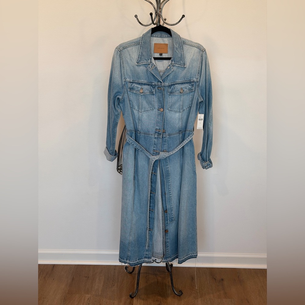100% Cotton
Anthropologie (Sanctuary) 
Denim Duster